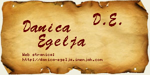 Danica Egelja vizit kartica